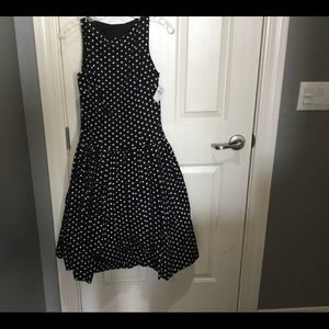 Tracy & Michael Black Polka Dot Dress